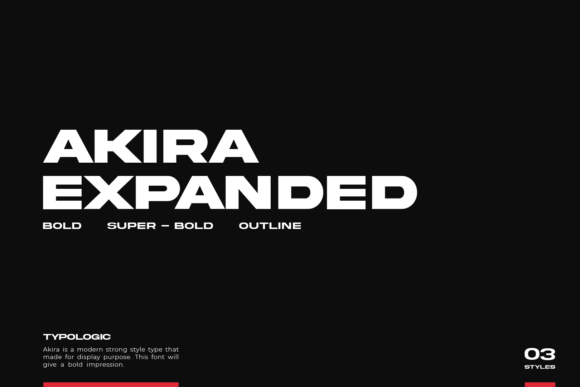 Akira Expanded: A Modern Font for Editorial Design