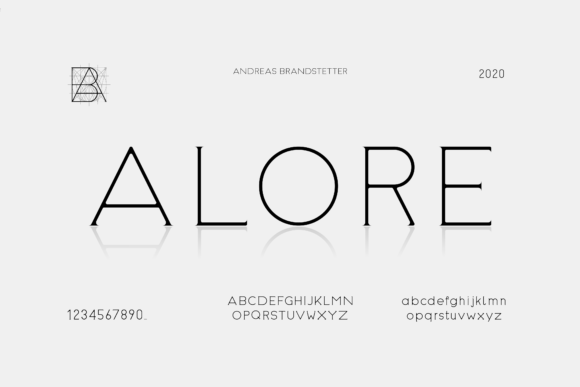 Alore: A Serif Font for Elegant Design
