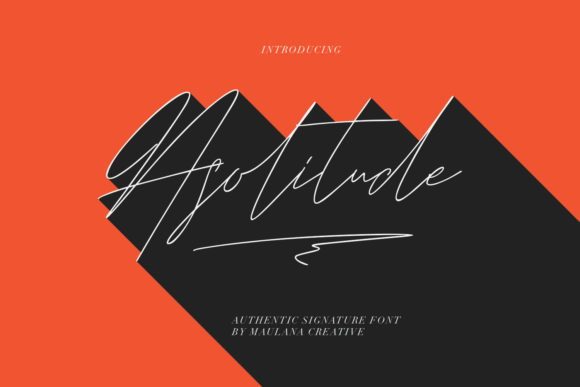 Asolitude: Elegant Handwritten Font