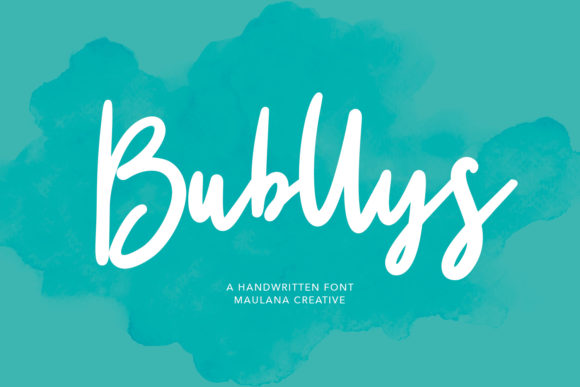 Bubllys: A Fun Handwritten Font for Business