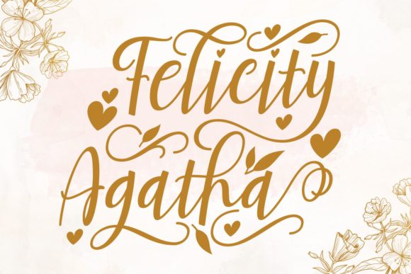 Felicity Agatha Font for Marketing