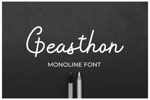 Geasthon: A Casual Script Font