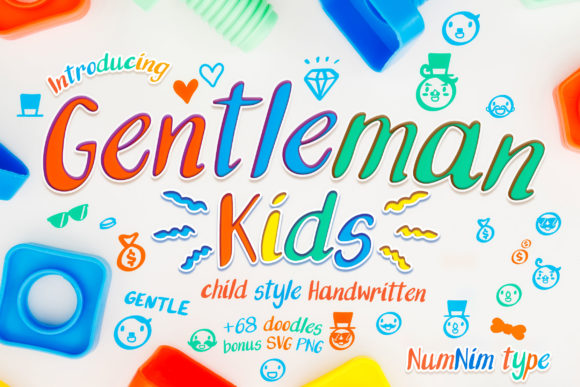 Gentleman Kids Font for Creative Campaigns