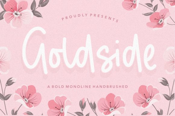 Goldside: A Bold Handwritten Font