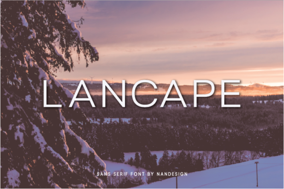 Lancape: A Modern Sans Serif for Web Design