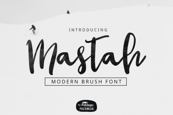 Mastah Font: Trendy Handwritten Type