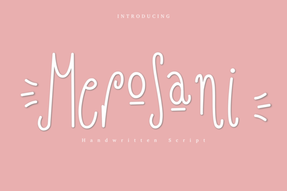Merosani: A Beautiful Script Font for Business