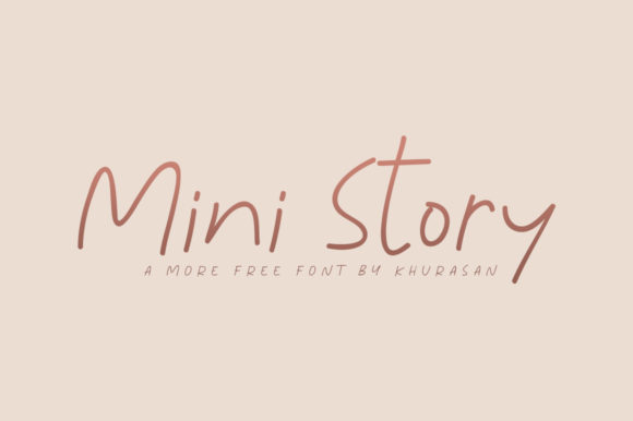 Mini Story: A Handwritten Font for Business