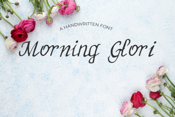 Morning Glori: A Delicate Script Font
