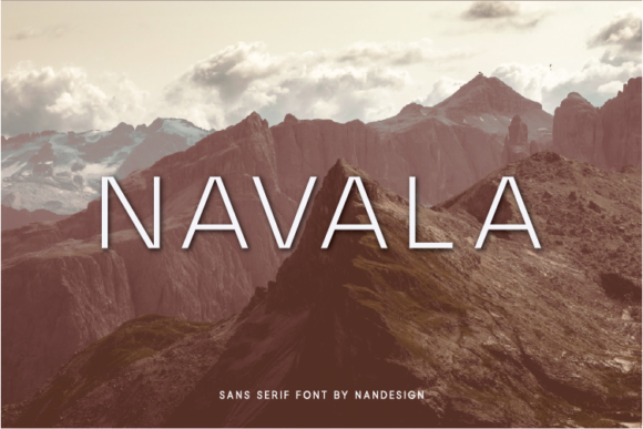 Navala: A Versatile Sans Serif Font