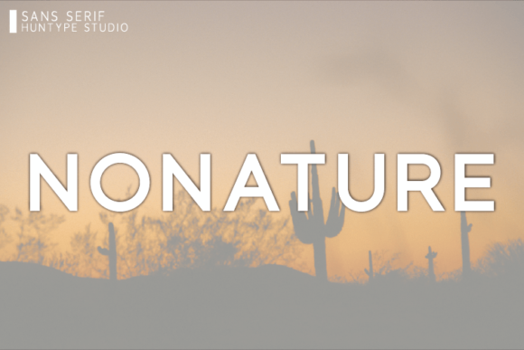 Nonature: A Font for Business Brilliance
