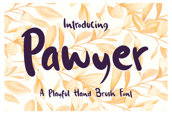 Pawyer: A Playful Font for Business Branding