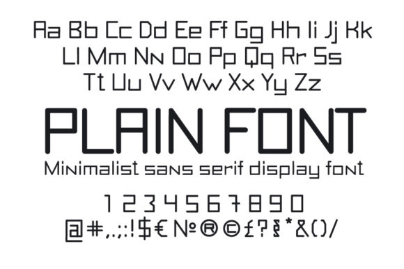 Plain Font Review
