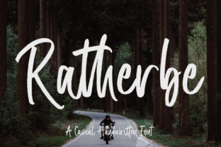 Ratherbe Font: Modern Brush Style for Crafters