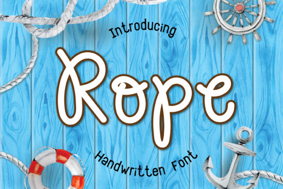 Rope Font: A Handwritten Touch for Makers