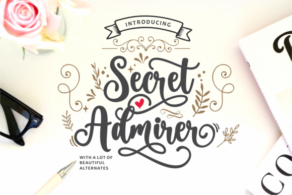 Secret Admirer: A Font That Speaks Volumes