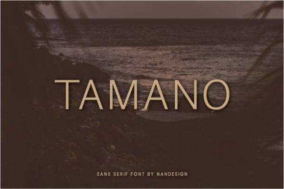 Tamano Font for Creative Projects