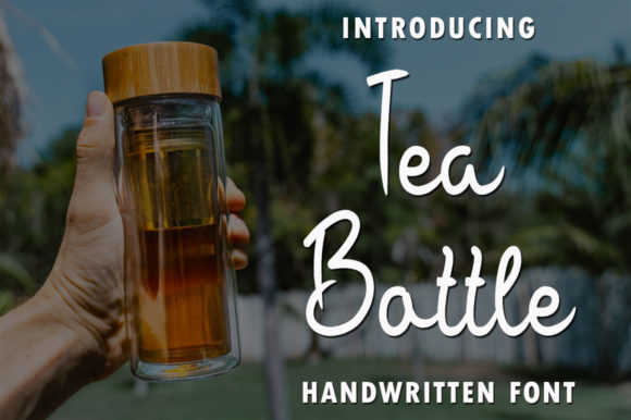 Tea Bottle: A Delicate Script Font