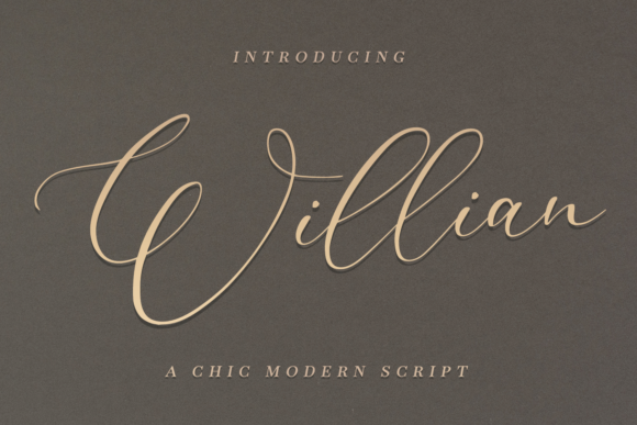 Willian Font: Elegant Script for Editorial Design