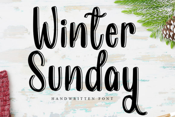 Winter Sunday Font for Web Design